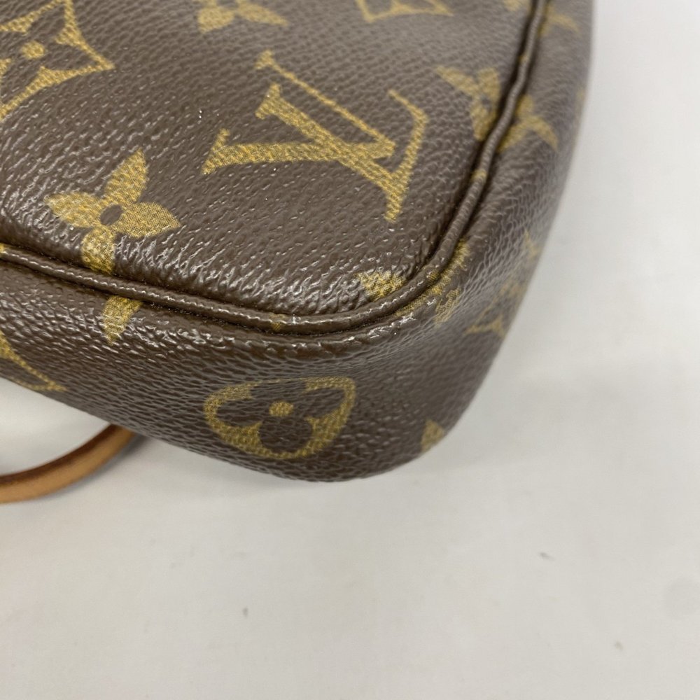 LOUIS VUITTON Brown Monogram Pouch - Picture 6 of 9